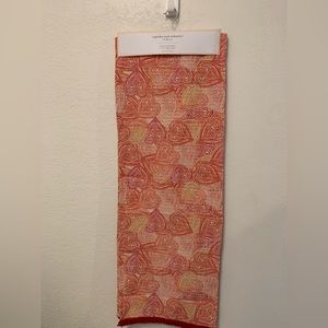 Cupcakes and Cashmere Multi Colored Hearts Valentines Day Table Runner